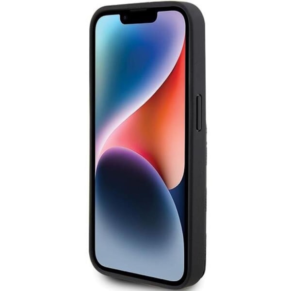 Karl Lagerfeld iPhone 15 Pro Mobilskal Korthållare Stativ Svart