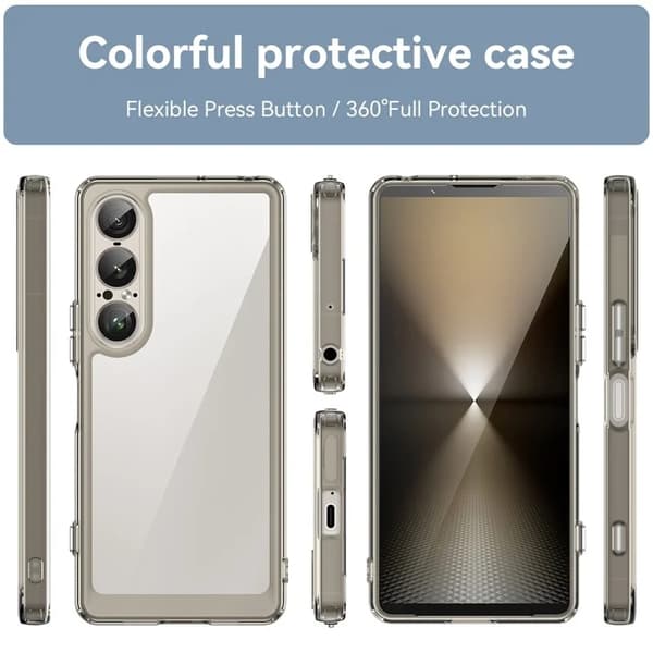Mobilskal till Sony Xperia 1 VII Acrylic TPU - Grå