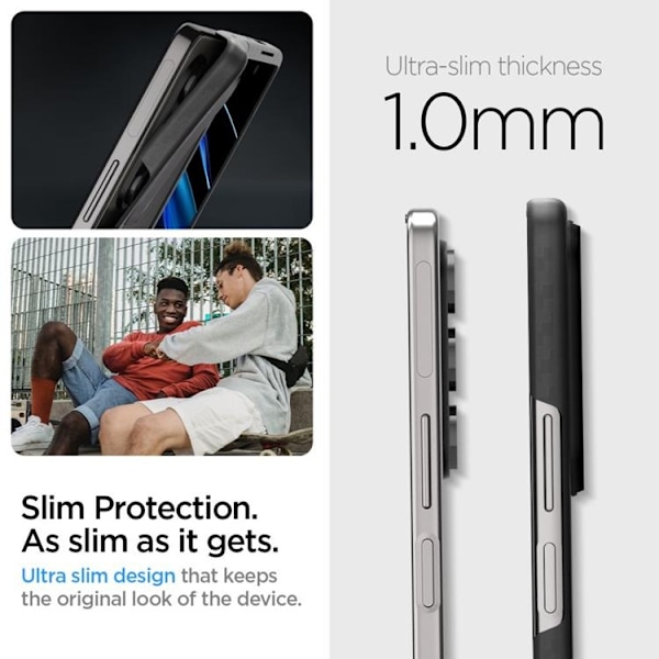 Spigen Galaxy Z Fold 5 Mobilskal Airskin Pro - Svart