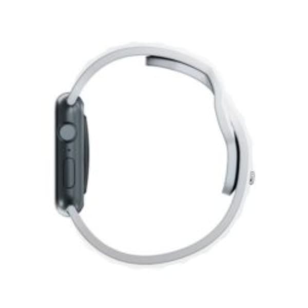 3mk Apple Watch (42/44/45/49mm) Armband Silikon - Vit Vit