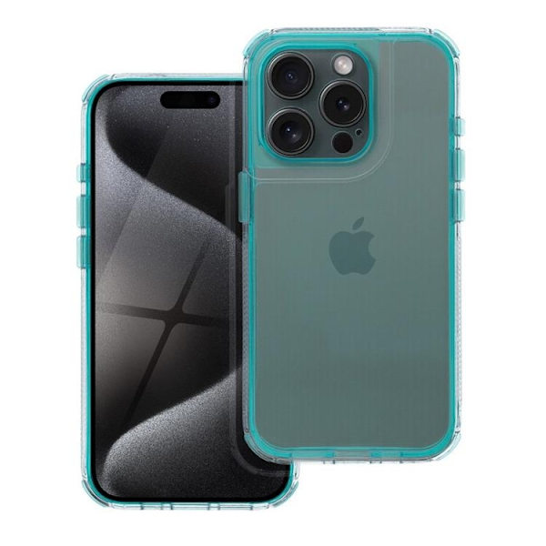 Mobilskal till iPhone 16 Plus Matrix Clear - Mint Grön