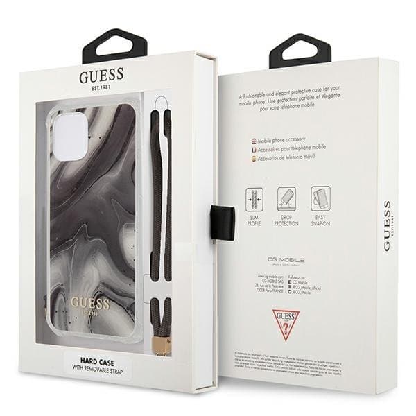 Guess iPhone 12 Pro Max -kuori Marble Collection - Harmaa Grey