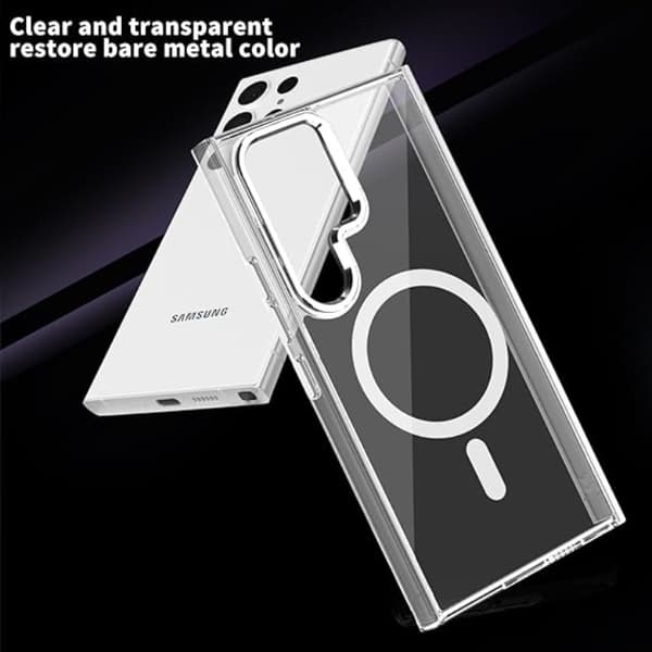 Mobilskal till Galaxy S24 Ultra Magsafe - Transparent Transparent