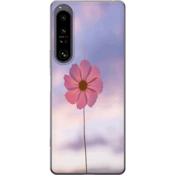 Mobilskal till Sony Xperia 1 IV med Rosa blomma