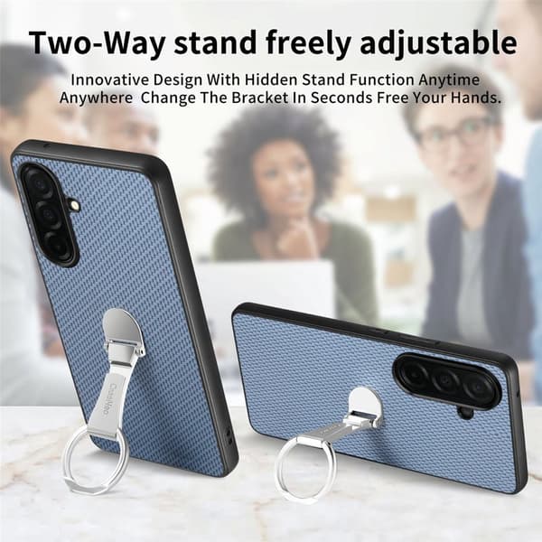 Mobilskal för Samsung Galaxy S26 Plus Kortfack Kickstand - Blå