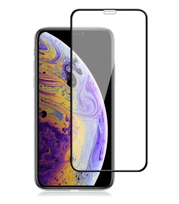 [1-PAKKAUS] Karkaistu lasi näytönsuoja iPhone 12 Mini - Musta Black