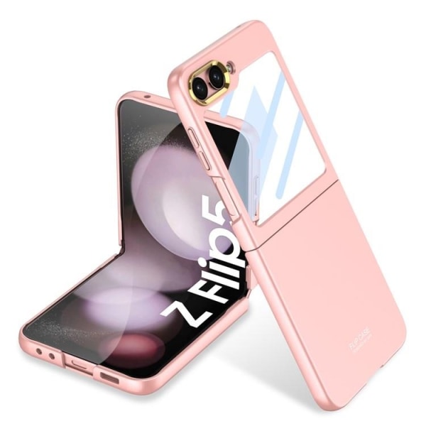 GKK Galaxy Z Flip 5 Mobilcover Stødsikker - Pink