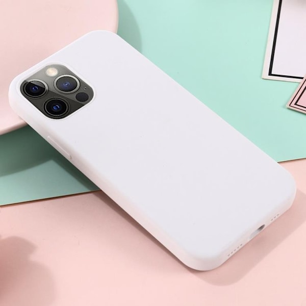 iPhone 14 Pro Skal Magsafe Silicone Ultra Slim - Vit