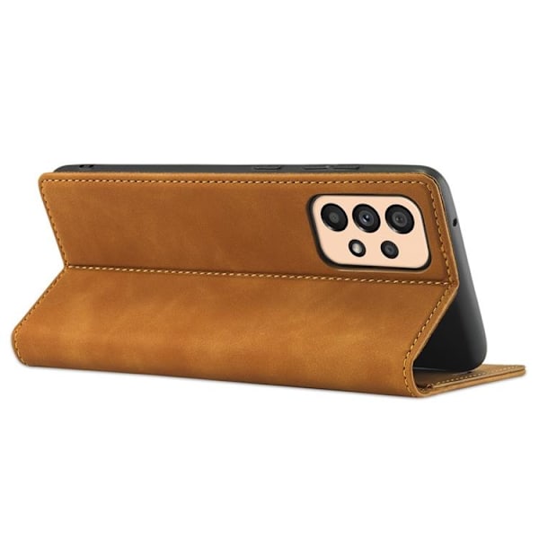 LC.IMEEKE Magnetic Plånboksfodral Galaxy A33 5G - Brun