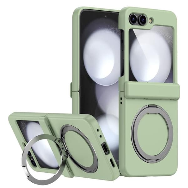 Mobilskal till Galaxy Z Flip 7 Magsafe Spring Hinge - Grön Transparent