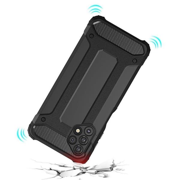 Galaxy A73 Skal Hybrid Armor Tough Rugged - Blå