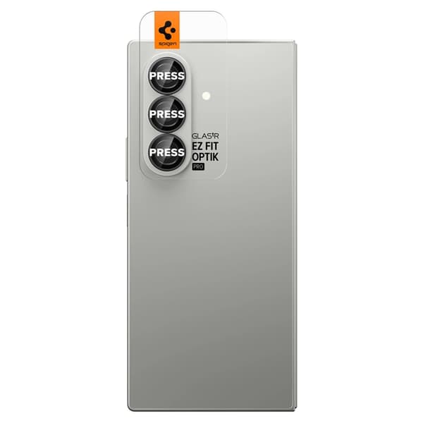 Spigen [2-Pack] Galaxy Z Fold 7/8 Ultra Härdat Glas Kameraskydd EZ Optik Transparent