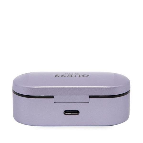 Guess TWS Bluetooth 5.0 Hörlurar + Dockningsstation - Lila Lila