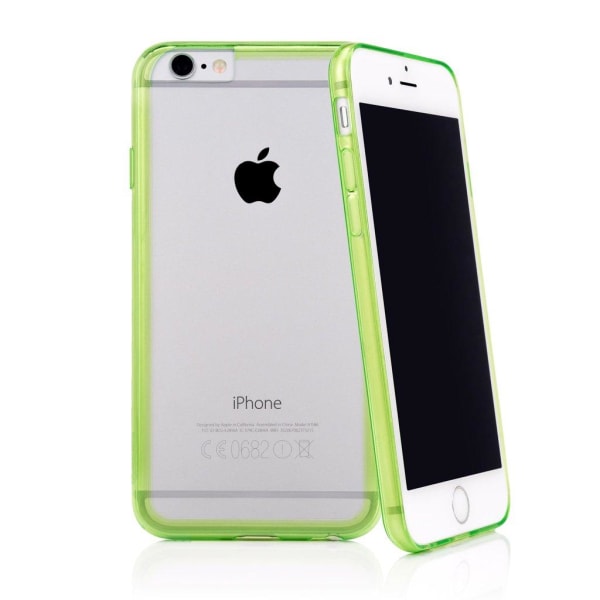 CASEual Outline Skal till iPhone 6 / 6S  - Grön/Transparent Grön