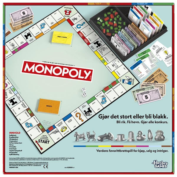 HASBRO Brädspel Monopoly Classic 90th Year Edition (NO)