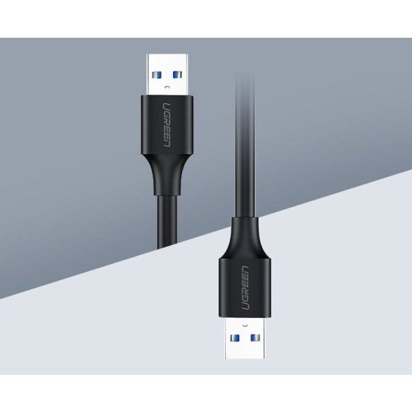 UGreen USB 2.0 uros USB 2.0 uros Kaapeli 1 m musta Black