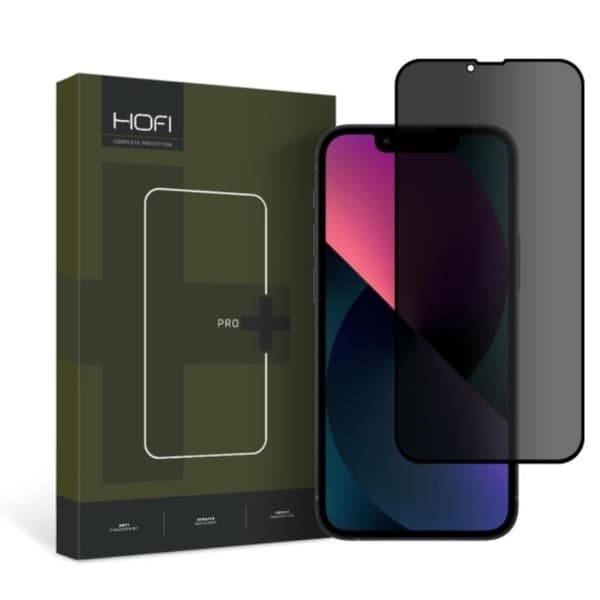 Hofi iPhone 13 Mini Karkaistu lasi Näytönsuoja Privacy Black