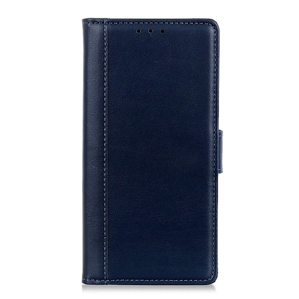 KHAZNEH Galaxy S23 Plus Plånboksfodral Stand Flip PU Läder - Blå