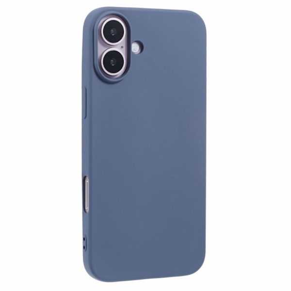 X-LEVEL Mobilskal till iPhone 16 Plus Smooth Soft TPU Liquid Silicone Grå