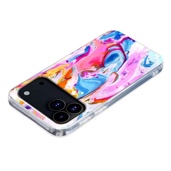 Mobilskal till iPhone 17 Pro Marble Pattern Printing Soft Flerfärgad