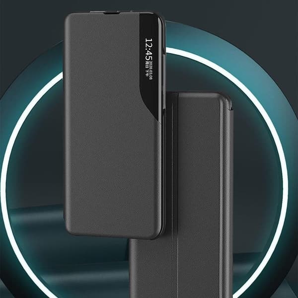 Galaxy A73 Fodral Eco Leather View - Blå Blå