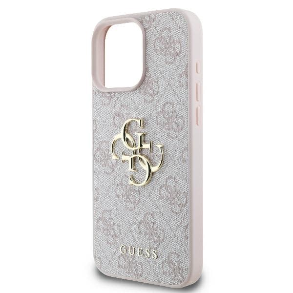 Guess Mobilskal till iPhone 16 4G Big Logo - Rosa Rosa