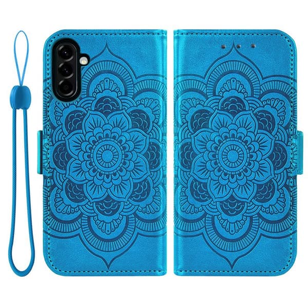 Plånboksfodral för Samsung Galaxy S26 TPU + Konstläder - Blå