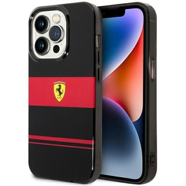 Ferrari iPhone 14 Pro Max -puhelinkotelo MagSafe IMD Combi - Musta Black
