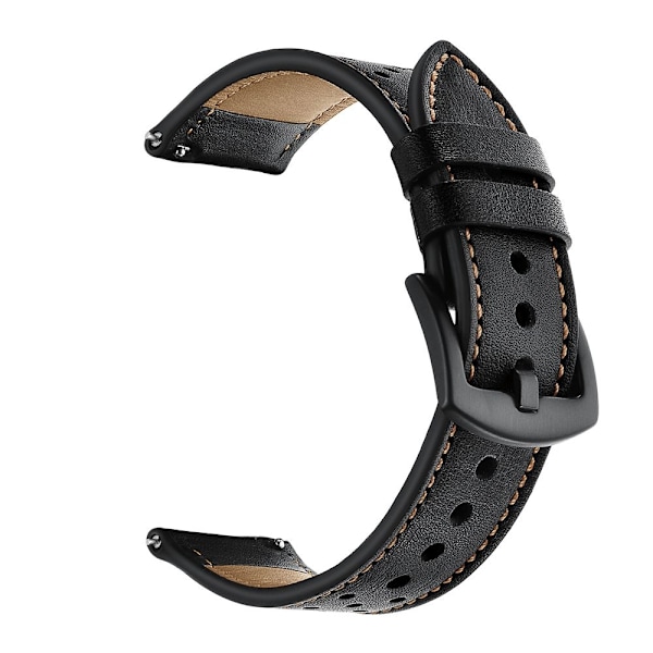 Tech-Protect Läder Samsung Galaxy Watch 46Mm Svart Svart