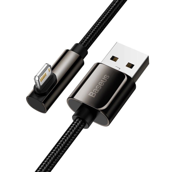 Baseus Mobile Game Lightning Kabel USB 2.4A 1m - Sort Black
