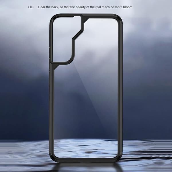 IPAKY Acrylic Skal Galaxy S22 Plus 5G - Musta Black