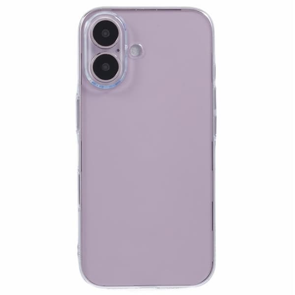 X-LEVEL Mobilskal till iPhone 16 Plus Hård PC Slim Fit Transparent