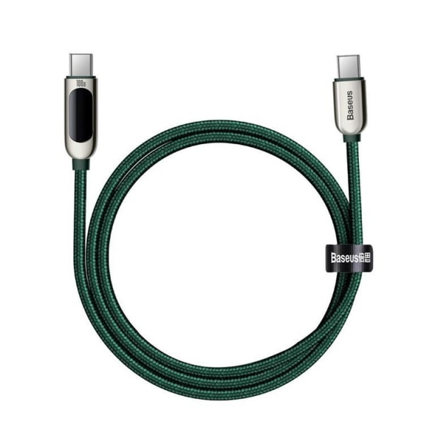 Baseus USB-C Til USB-C Kabel 100 W 1 m - Hvid