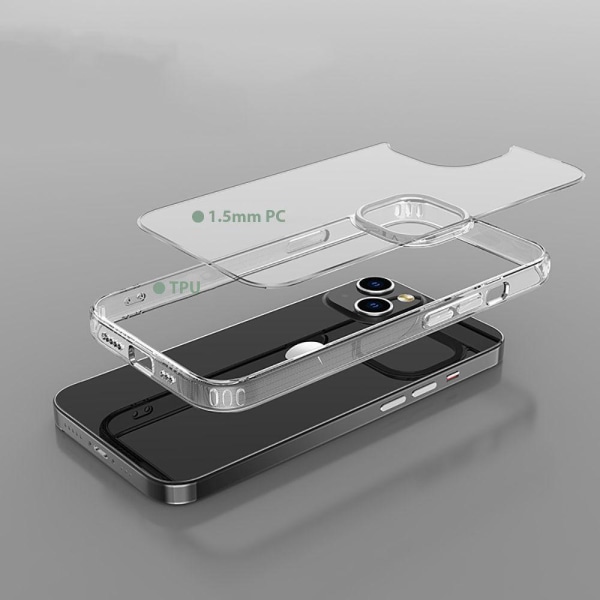 Tech-Protect iPhone 14 Pro -kuori Flexair Hybrid - kirkas