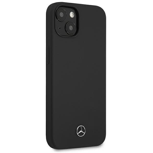 Mercedes Silicone Line Skal iPhone 13 Mini - Musta Black