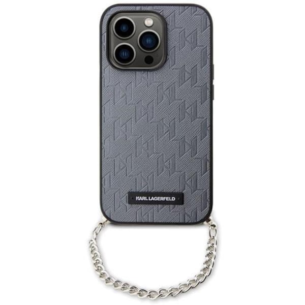 KARL LAGERFELD iPhone 14 Pro Max Mobilskal Monogram Chain