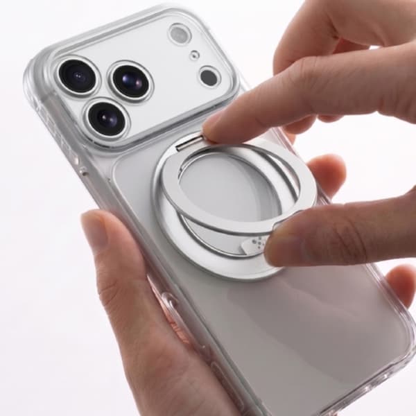 AmazingThing Mobilskal För iPhone 18 Pro Max/17 Pro Max Magsafe Rotating - Clear