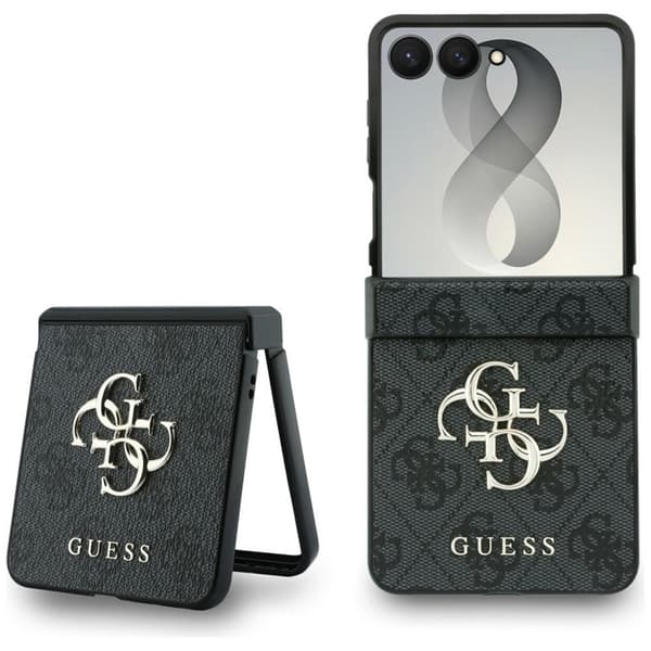 Guess Mobilskal För Galaxy Z Flip 8 Big 4G Logo - Svart Svart
