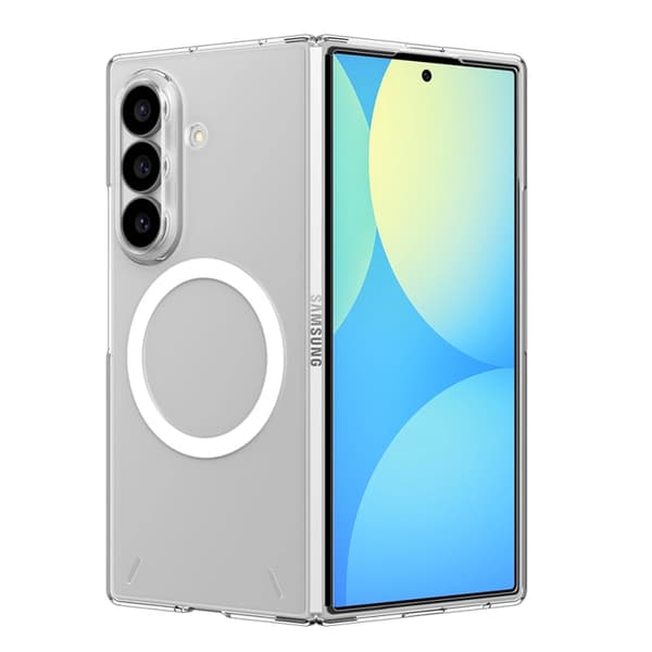 Spigen Mobilskal För Galaxy Z Fold 8 Ultra MagSafe Airskin - Clear/Vit