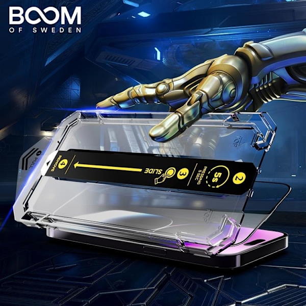 LIVSTIDSGARANTI - BOOM iPhone 12 Pro Max Härdat Glas Skärmskydd - 2 Pack