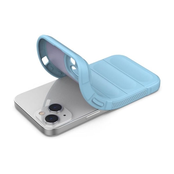 iPhone 14 Plus -kuori Magic Shield Flexible Armored - Vaaleansininen Blå