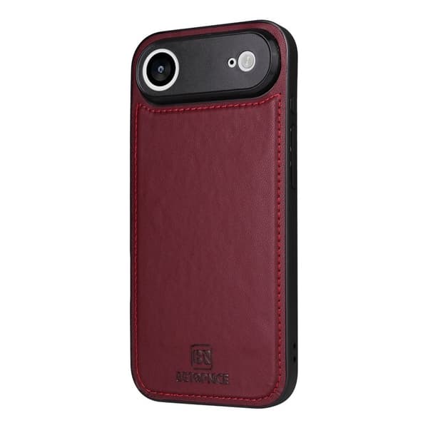 BETOPNICE iPhone Air Magnetic Plånboksfodral Konstläder - Röd