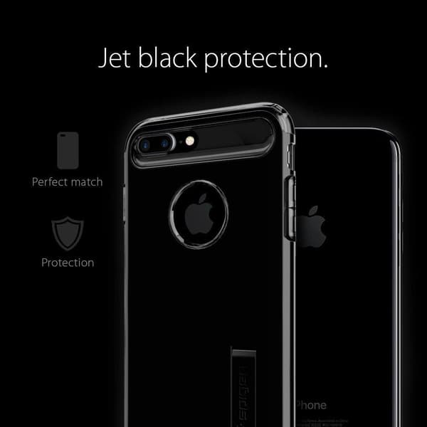 SPIGEN Slim Armor Skal till Apple iPhone 7 Plus - Jet Black Svart