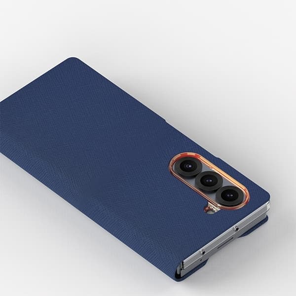 Araree Galaxy Z Fold 6 Pung Taske Motorhjelm Diary - Sort