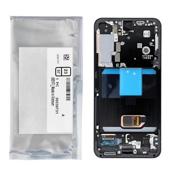 Galaxy S22 Skärm med LCD-display Service Pack S901 - Grå Grå