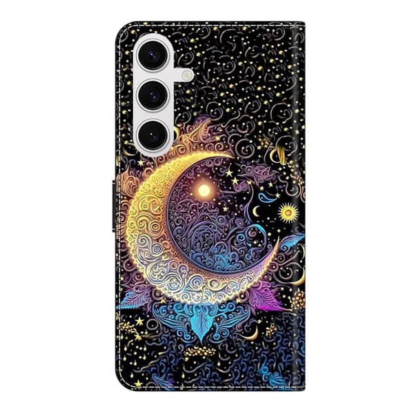 Plånboksfodral för Samsung Galaxy S26 Konstläder Ställ - Ljusmåne