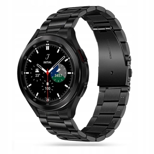Tech-Protect Stainless Band Galaxy Watch 4 40/42/44/46 mm Sort Black