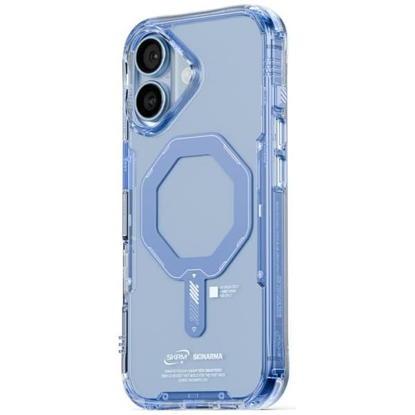 Skinarma Telefontaske til iPhone 17 MagSafe Saido - Blå Blå
