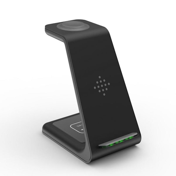 Tech-Protect 3-in-1 Trådlös laddare iPhone, Apple Watch, AirPods A8 - Svart