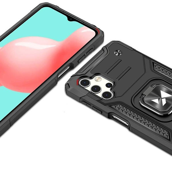 Wozinsky Galaxy A73 Skal Ring Armor - Sort Svart